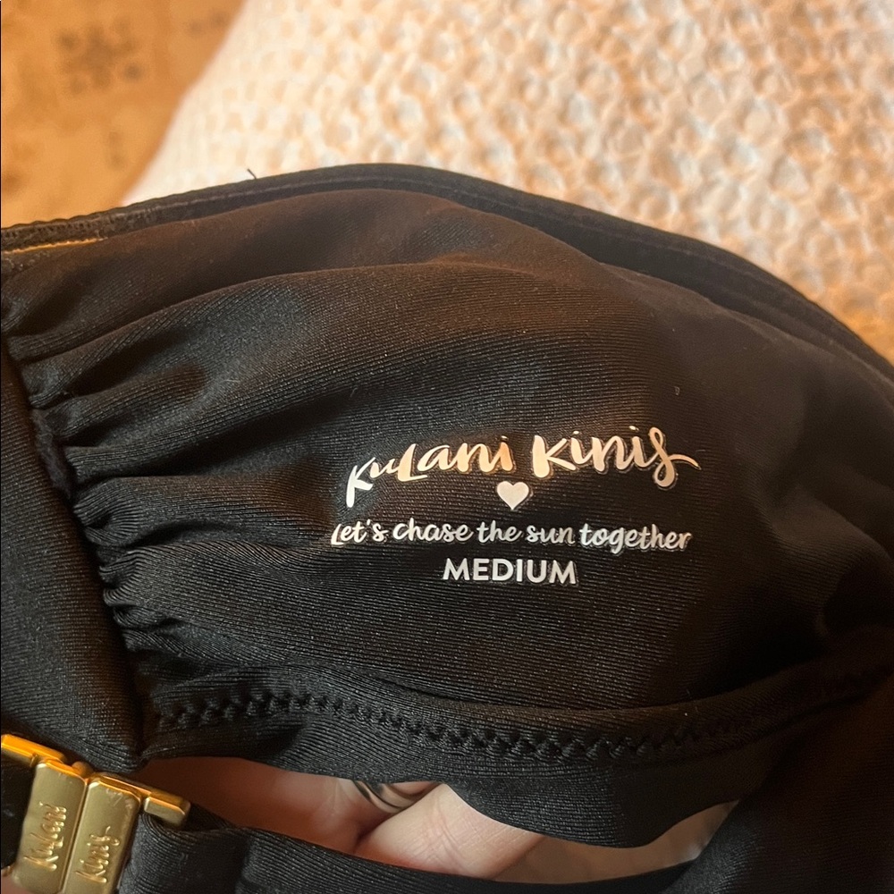 Kulani Kinis Black Bandeau Bikini Set - Picture 6 of 6